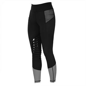 กางเกงขี่ม้าสตรีสั่งตัดพิเศษ พิมพ์ลาย ทรงเอวสูง ความยาวเต็มตัว เอวยืดหยุ่น พร้อมแผ่นรองเข่า ยืดได้สี่ทิศทาง ระบายอากาศได้ดี - Product Image 4