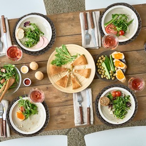 Napperons Jacinthe D'eau Tressé À La Main Tissé Produits Écologiques Fabriqués au Vietnam Décoration De Table Napperon Tissé En Gros - Product Image 5