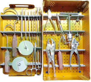 Ensemble d'instruments K-Wire avec boîte en aluminium, instruments Kirshner et K-Wire en acier et métal, ensemble d'implants K-Wire et de fils Kirshner - Product Image 2