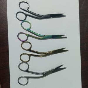 Tijeras de vendaje de acero y Metal para enfermera, herramienta de vendaje quirúrgico con hoja recta y acabado de espejo, de primera calidad, Knowles - Product Image 4