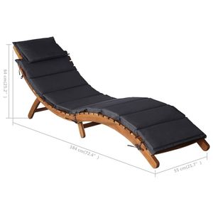 Chaise longue en bois chaise de plage de haute qualité mobilier d'extérieur pliable avec coussins de canapé couleur en option pour projet d'hôtel - Product Image 5