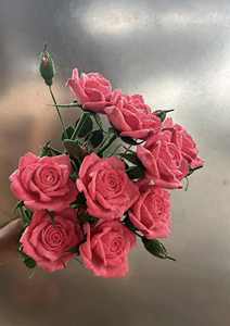 Flores de hilo caprichosas 100% hechas a mano para flores eternas - Product Image 5