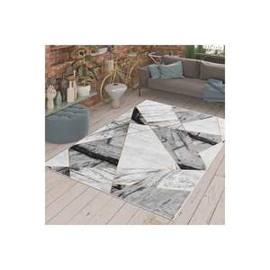 Alfombra impresa Digital detallada de retazos grises, patrón de pasillo rectangular para decoración de dormitorio o sala de estar para adolescentes - Product Image 4