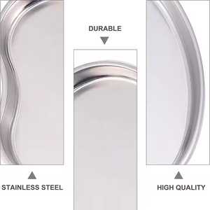 Ensemble de plateaux médicaux plateaux incurvés en acier inoxydable en forme de rein plateaux d'instruments autoclavables creux chirurgicaux réutilisables - Product Image 4