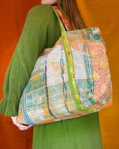 Sacs Kantha en coton vintage faits à la main - Product Image 4