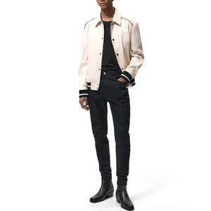 Nouveau design, veste en satin de qualité supérieure pour hommes, vestes légères pour l'hiver, vestes en satin pour hommes avec impression de logo personnalisé - Product Image 1