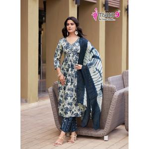 ชุดเคอร์ติพาลาซโซชุดพิมพ์ลายฟอยล์ปักลายสำหรับงานแต่งงานดีไซน์เนอร์ปากีสถาน - Product Image 1