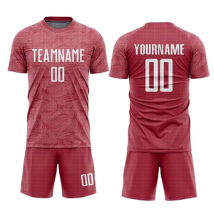 Diseño personalizado Poliéster Transpirable unisex Deportes Fútbol Jersey Uniformes de fútbol Conjuntos Ropa de fútbol Jersey Set Fútbol Conjunto completo - Product Image 1