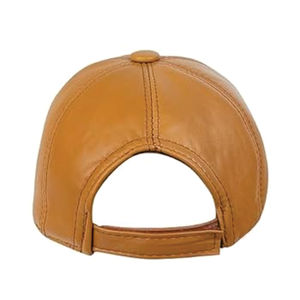 Unisex Adjustable Genuine Sheep Leather Waterproof Baseball <b>Cap</b> with Metal Buckle for Fall <b>Winter</b> Outdoor Sports-FITME SPORTS - Product Image 5