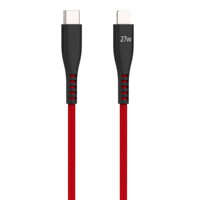Cable de Carga Superrápida de 27 W PD Tipo-C a 8 Pines, de Cobre Puro y Nailon Trenzado, 3 A, para Teléfonos Móviles, Computadoras y Dispositivos iOS