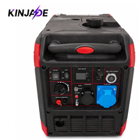 Générateur Inverter Portable Silencieux à Essence 5.0/5.5 kW, Faible Bruit, Faible THD pour Urgences Extérieures et Alimentation de Secours Domestique AC K5500GiS