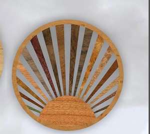 Table basse ronde en os incrusté de qualité supérieure, design moderne, durable, fabriquée à la main, pour le salon, décoration de la maison - Product Image 2