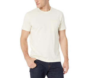 T-shirt pour homme en coton lourd élégant 320 g/m², logo personnalisé, surdimensionné, t-shirt uni pour homme, coupe ample, t-shirt vierge - Product Image 1