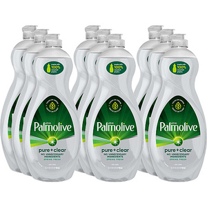 Savon à vaisselle Palmolive Pure/Clear Ultra 32,5 fl oz (1 quart) Écologique - Transparent - 9 / Carton (US04272ACT) - Product Image 6