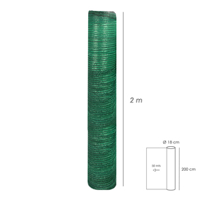 Rete Ombreggiante Verde Chiaro, Rotolo da 2,0 Metri, 50 Metri - Product Image 2