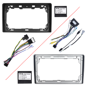 Installation facile 9 pouces pour 2007-2013 PEUGEOT <span class=keywords><strong>307</strong></span> <span class=keywords><strong>Android</strong></span> Carplay écran <span class=keywords><strong>autoradio</strong></span> cadre supports de montage câble Canbus voiture accessoire - Product Image 1