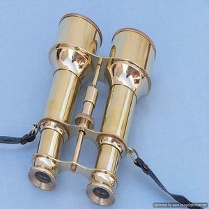 Jumelles nautiques en laiton à vendre, couleur cuivre aluminium, polies, simples, en métal, pour la décoration - Product Image 6