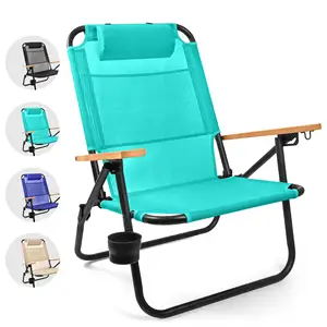 Cheap Portable Custom Custom Printed Outdoor Foldable Beach Chairs Wholesale