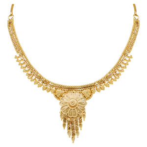 Gold Plated Traditional Jewelry Fashion <b>Necklaces</b> Chains Imitation <b>Brass</b> Jewelry Forming Festival Export Jewelry - Product Image 4