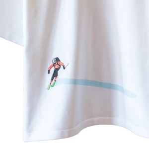 T-shirt de ski tricoté oversize en fil texturé doux – Maille décontractée premium respirante et écologique pour l'été - Product Image 5