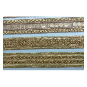 Dentelle brodée en maille écologique avec un design de paillettes douces pour robe de mariée - Dernier prix du marché - Product Image 4