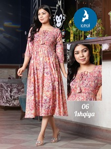 Anarkali ชุดประจำชาติอินเดียพิมพ์ลายฟอยด์ชุดใส่ทำงานลำลอง - Product Image 3