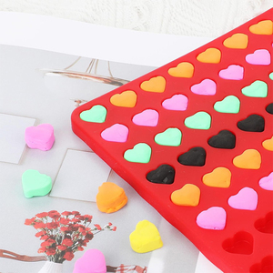 Mini Heart <b>Silicone</b> Mold for Baking & Pastry Cute Gummies Molds for Candy <b>Silicone</b> Mat with Mini Hearts Mold Customized - Product Image 1