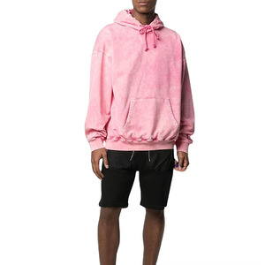 เสื้อฮู้ดดี้ผู้ชายผ้าฝ้ายออร์แกนิคหนานุ่มทรงโอเวอร์ไซส์ ล้างสีแบบสโตนวอช ปักลาย ดีไซน์เนอร์ออกแบบ สำหรับฤดูหนาว - Product Image 3