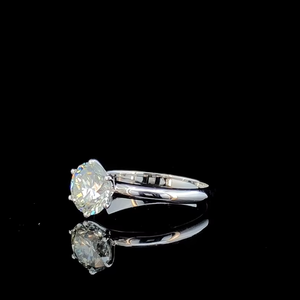 2.00 CTW Pear Cut Lab Grown Diamond Toi Et Moi Ring SGL Certified 14K Solid Gold Engagement Ring - Product Image 3