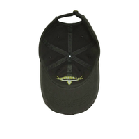 Casquette de baseball vintage non structurée à 6 panneaux, profil bas, avec logo brodé 3D personnalisé, unisexe, 100% coton, OEM ODM Vietnam