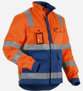 High Quality Long Sleeve Hi Vis Safety <b>Reflective</b> Jacket Customized Color & Logo Polyester <b>Material</b> - Product Image 1