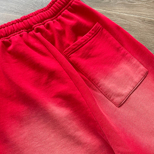 Pantalones Acampanados para hombre, pretina elástica, transpirables, pantalones de chándal para hombre, dobladillo cortado, Sun Fade, 3 bolsillos, estilo DTG, estampado, OEM, ropa de calle para hombre - Product Image 5