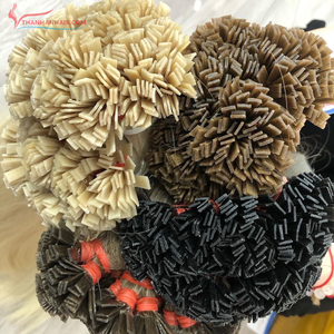 Vente en gros Extensions de cheveux européens à la kératine Remy I Tip Flat tip de haute qualité de l'usine vietnamienne - Product Image 4