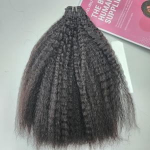 <b>Lace</b> Closure Kinky Straight Wig With Curly Baby Hair Human Hair Wig for <b>Black</b> Women Natural Human Hair Bundles - Product Image 3