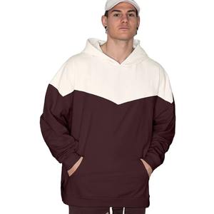 Bloque personalizado Color Hombres Ropa Jersey Sudadera con capucha Cuello alto Material polar de alta calidad Manga larga Transpirable Hombre Sudaderas con capucha 2025 - Product Image 5