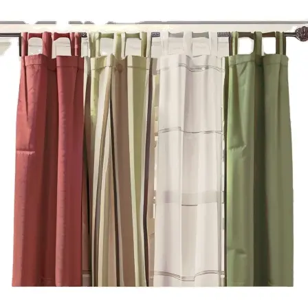 Hermosas cortinas de ducha decorativas impresas y teñidas personalizadas con ojales para el hogar y los hoteles