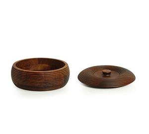 Caja de cazuela de madera artesanal elegante de suministro directo de fábrica perfecta para uso diario en la cocina Potlucks y transporte de alimentos - Product Image 2