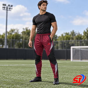 <b>Mens</b> Forge Signal Football Training Spandex/Cotton Drawstring Closure Lightweight Quick Dry Stretch Practice <b>Pants</b> - Product Image 2