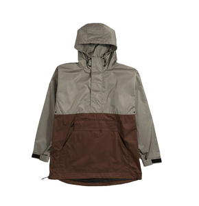 Vente en gros Mode personnalisée Pull patchwork à demi-fermeture éclair Vestes coupe-vent respirantes en polyester décontractées pour hommes - Product Image 5