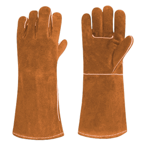 Premium High Quality Cowhide Split Leather Safety Gloves Industrial Welding <b>Spark</b> Resistant Personal Protective Gear - Product Image 6