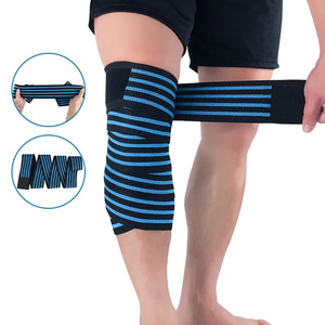 MESS SPORTS Gym Fitness Weight Lifting Powerlifting <b>Compression</b> <b>Knee</b> <b>Support</b> Bandage Natural Rubber PVC Breathable - Product Image 5
