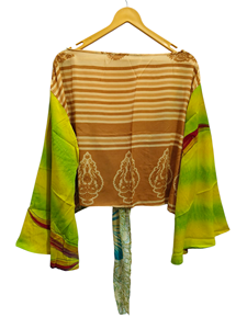 เสื้อชายหาดผ้าไหมสั้นหลากสีเสื้อเบลาส์ผ้าไหมหลากสีใส่ในบ้าน - Product Image 5