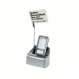 Organizer da Scrivania Personalizzato Andres con Porta Penne e Telefono, Gadget per Ufficio - Product Image 3