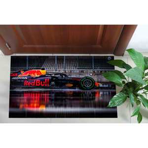 Tapis de Formule 1 : Tapis imprimé antidérapant pour garage, tapis doux non tissé - Product Image 1