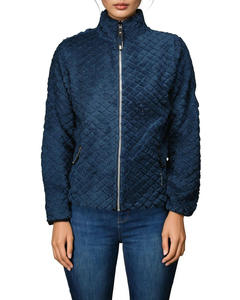 Chaqueta Cortavientos Reversible de Forro Polar para Mujer, Abrigo Sólido Básico para la Temporada de Invierno, Cortavientos para Mujer - Product Image 1