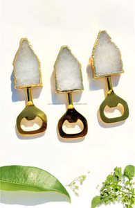 Ouvre-bouteille Royal Fancy en laiton et marbre Parfait pour les mariages d'amoureux de bar et cadeaux élégants Articles de fournitures de bar - Product Image 3