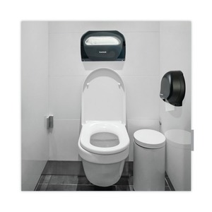 Papier toilette Boardwalk Jr. 1 pli, 3-1/2 pouces Rouleau géant de 2000 pieds, blanc doux, 12 par carton - Product Image 5