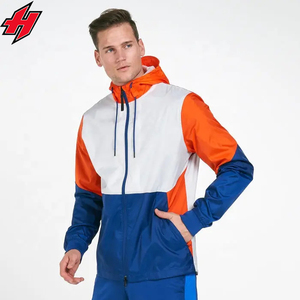 Survêtements en polyester pour hommes, veste coupe-vent réfléchissante personnalisée 3M et ensemble de shorts, jogging, ensemble de shorts coupe-vent en nylon noir - Product Image 2