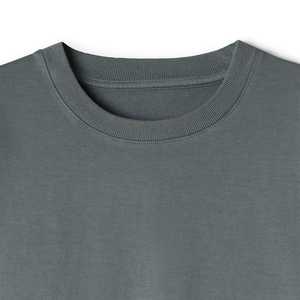 เสื้อยืดคอตตอนพิมพ์ลายตามสั่งจากโรงงานผู้ผลิต เนื้อผ้าหนา ทรงโอเวอร์ไซส์ ซักแล้ว สไตล์วินเทจ สำหรับผู้ชาย เสื้อยืดเปล่าสีพื้น ล้างสีแบบแอซิดวอช - Product Image 2