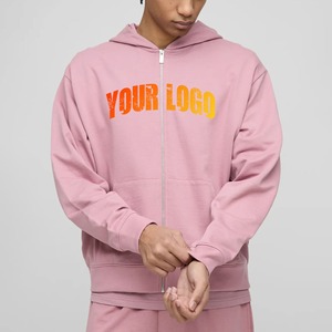 Suéter de peso pesado personalizado para hombre, sudaderas con cremallera de felpa francesa de algodón 100% para hombre, ropa informal de alta calidad, sudadera para hombre - Product Image 6